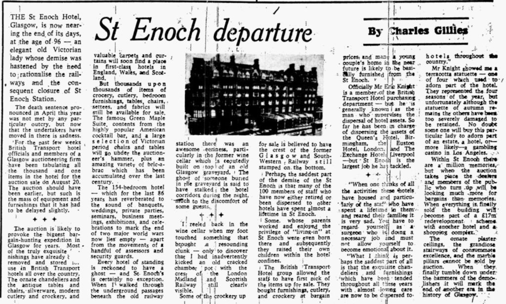 Glasgow Herald, Augist 12th 1974