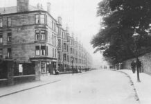 Wellshot Rd at Trainard Ave, Tollcross – 1908